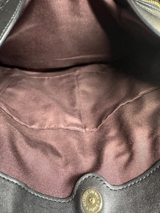 Coach Black Lexy Quilted Leather Shoulder Tote with Gold Hardware - Picture 12 of 12